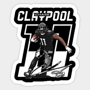 Chase Claypool Pittsburgh Number Sticker